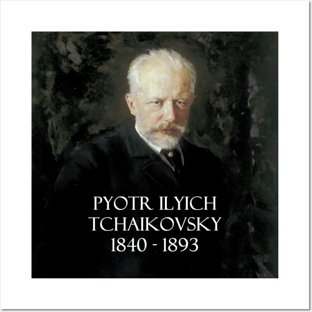 Great Composers: Pyotr Ilyich Tchaikovsky Wall Art by Naves